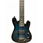 Used Lyxpro CS Blue Burst Solid Body Electric Guitar