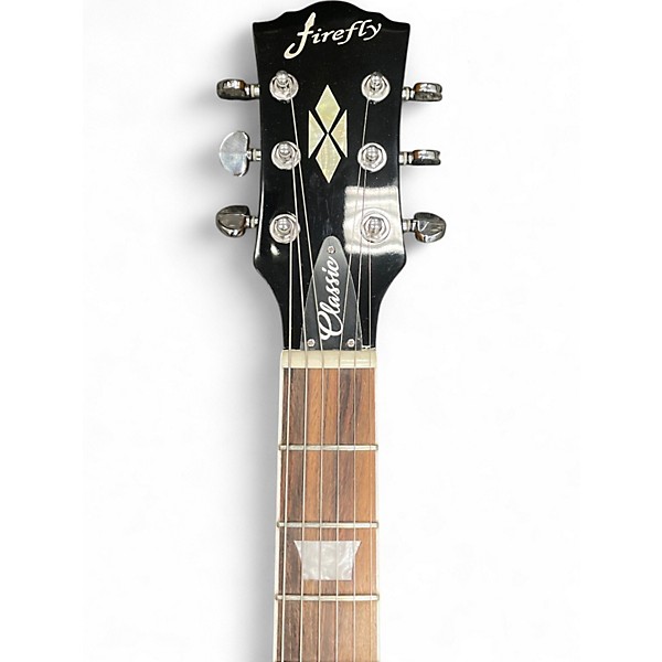 Used Firefly Classic LP style Gold Solid Body Electric Guitar