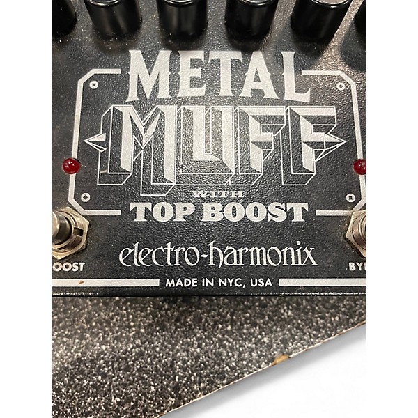 Used Electro-Harmonix Metal Muff Distortion With Top Boost Effect Pedal