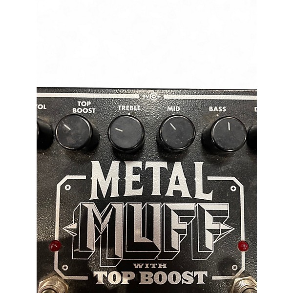 Used Electro-Harmonix Metal Muff Distortion With Top Boost Effect Pedal