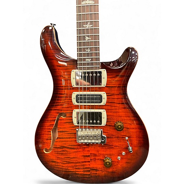 Used PRS SE SPECIAL SEMI-HOLLOW ORANGE TIGER SMOKEBURST Hollow Body Electric Guitar