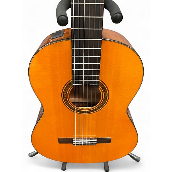 Used Yamaha CGX101A NATURAL Classical Acoustic Electric Guitar