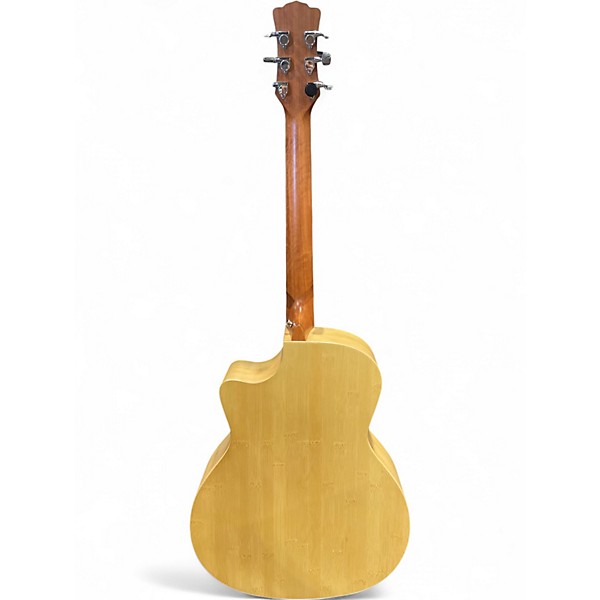 Used Luna Woodland GAE Bamboo Acoustic Electric Guitar