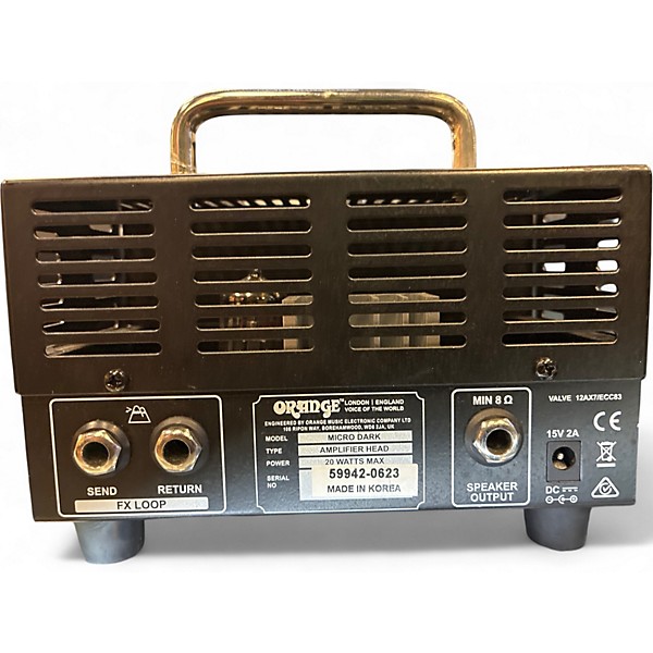 Used Orange Amplifiers Micro Dark 20W Tube Guitar Amp Head