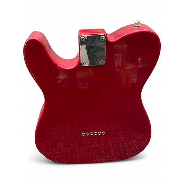 Used Fender Deluxe Nashville Telecaster Candy Apple Red Solid Body Electric Guitar