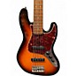 Vintage 1995 Fender American Standard Jazz Bass V 5 String 2 Tone Sunburst Electric Bass Guitar