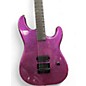 Used Schecter Guitar Research DANSKIMO-6 Purple Solid Body Electric Guitar