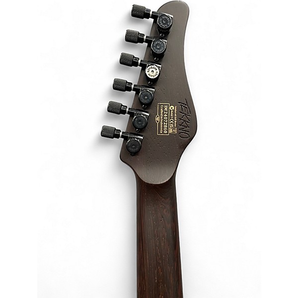 Used Schecter Guitar Research DANSKIMO-6 Purple Solid Body Electric Guitar