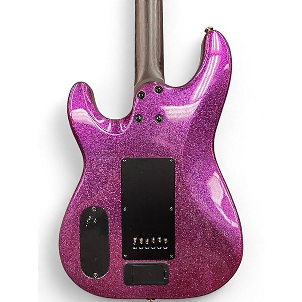 Used Schecter Guitar Research DANSKIMO-6 Purple Solid Body Electric Guitar