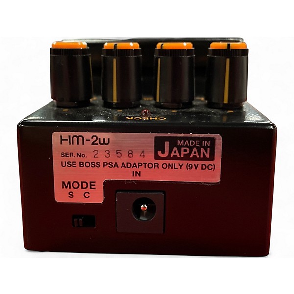 Used BOSS HM2W Heavy Metal Effect Pedal