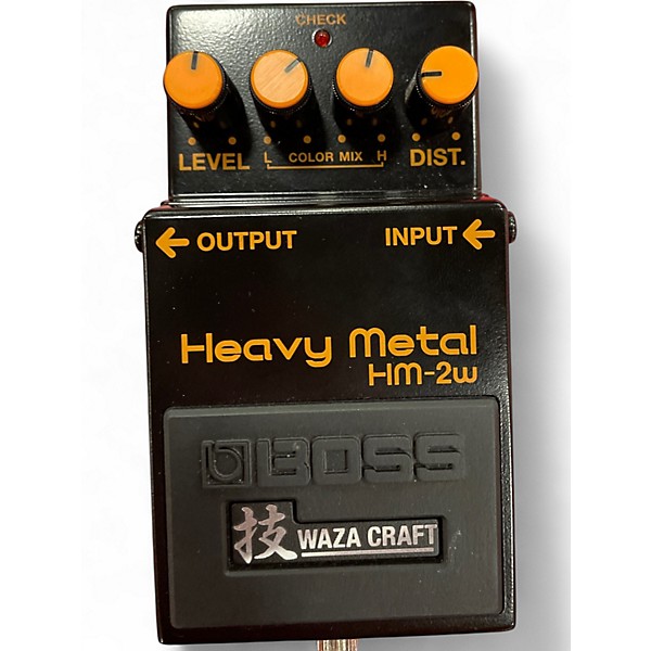 Used BOSS HM2W Heavy Metal Effect Pedal