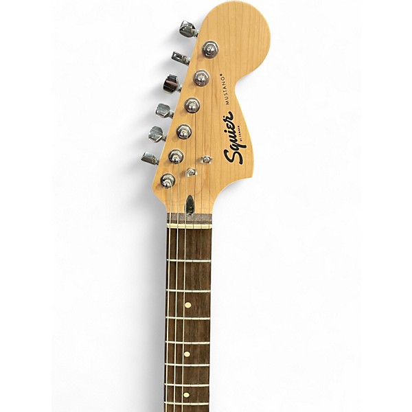 Used Squier MUSTANG Alpine White Solid Body Electric Guitar