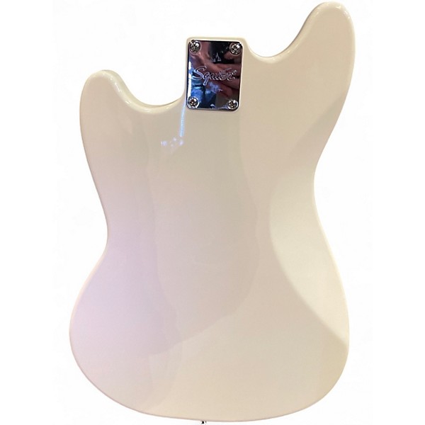 Used Squier MUSTANG Alpine White Solid Body Electric Guitar