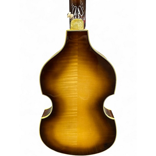 Used 2002 Hofner CAVERN Sunburst Electric Bass Guitar