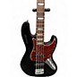 Used 2009 Fender Custom Classic Jazz Bass Black Electric Bass Guitar
