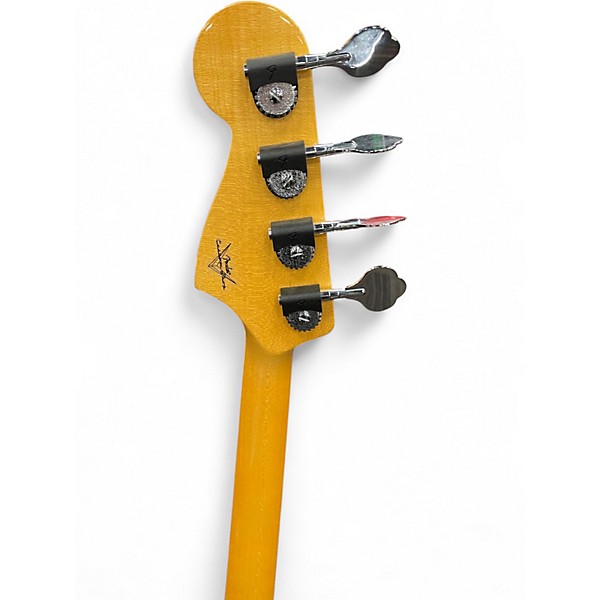 Used 2009 Fender Custom Classic Jazz Bass Black Electric Bass Guitar