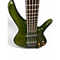 Used Samick SAKB56690  Translucent Green Electric Bass Guitar