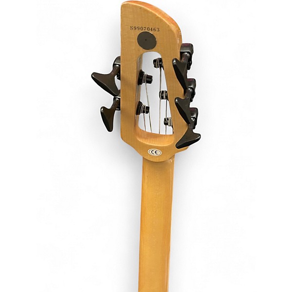 Used Samick SAKB56690  Translucent Green Electric Bass Guitar