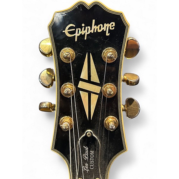 Used 2026 Epiphone Les Paul Custom Green Solid Body Electric Guitar