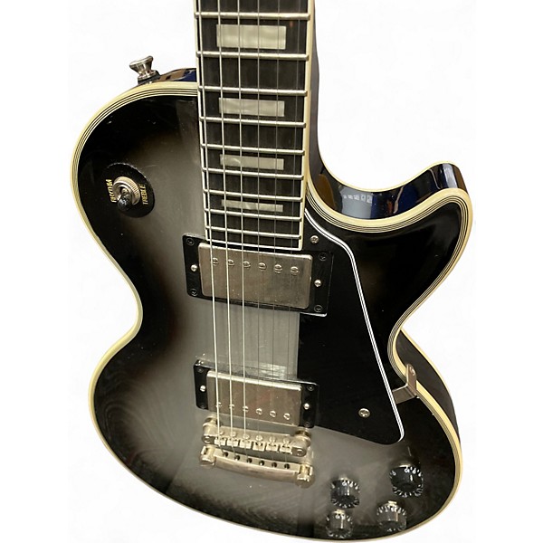 Used Epiphone Les Paul Custom SILVER BURST Solid Body Electric Guitar