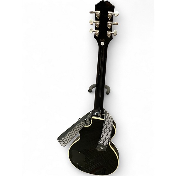 Used Epiphone Les Paul Custom SILVER BURST Solid Body Electric Guitar