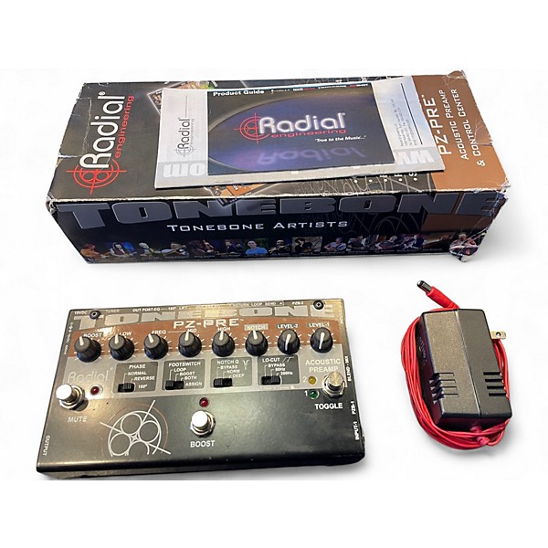 Used 2010 Radial Engineering PZ-PRE ACOUSTIC PREAMP & CONTROL CENTER Effect Processor