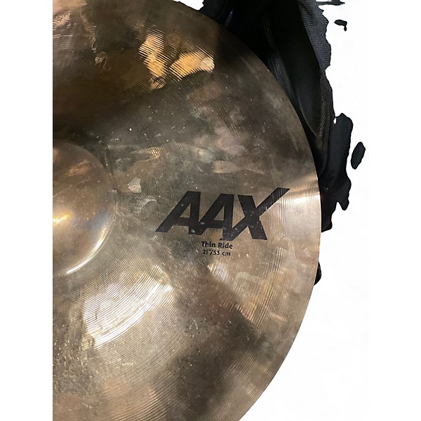 Used SABIAN 21in AAX Thin RIDE Cymbal