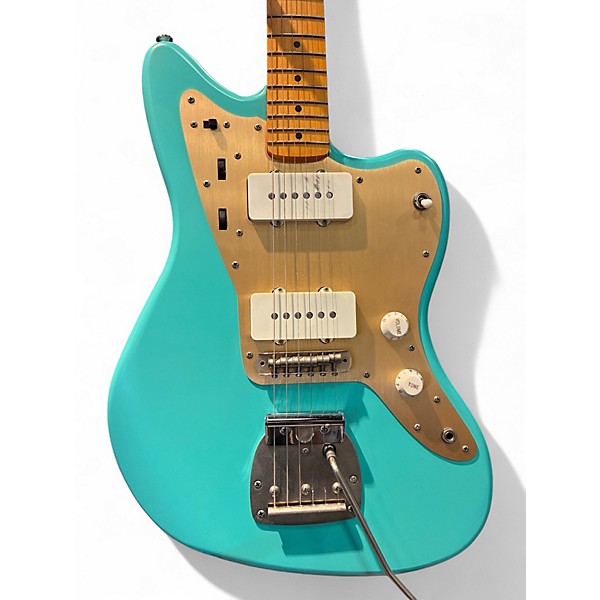 Used Squier 40th anniversary Jazzmaster Seafoam Green Solid Body Electric Guitar