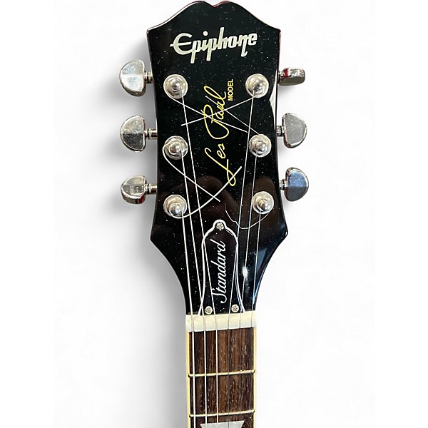 Used 2022 Epiphone Les Paul Standard Cherry Sunburst Solid Body Electric Guitar