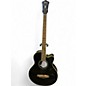Used Ibanez AEB10E Black Acoustic Bass Guitar thumbnail