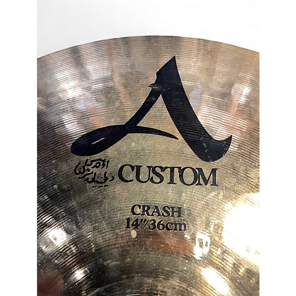 Used Zildjian 14in A Custom Crash Cymbal