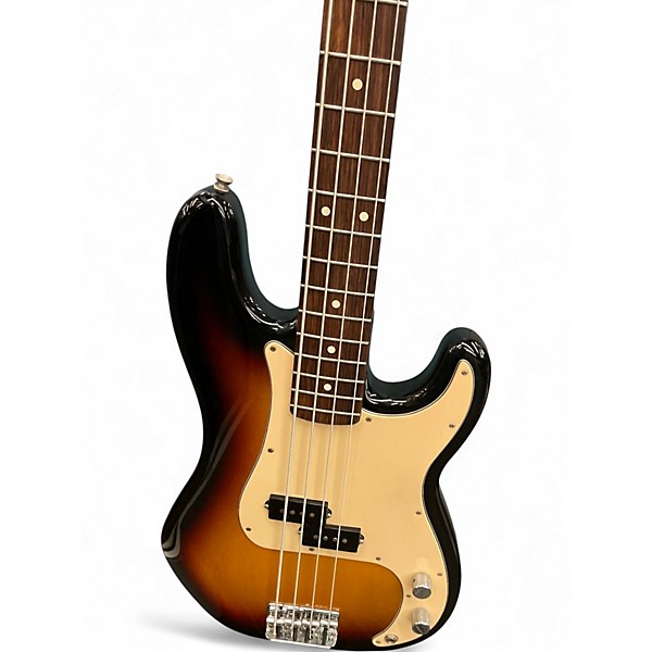 Used Fender Standard Precision Bass Brown Sunburst Electric Bass Guitar