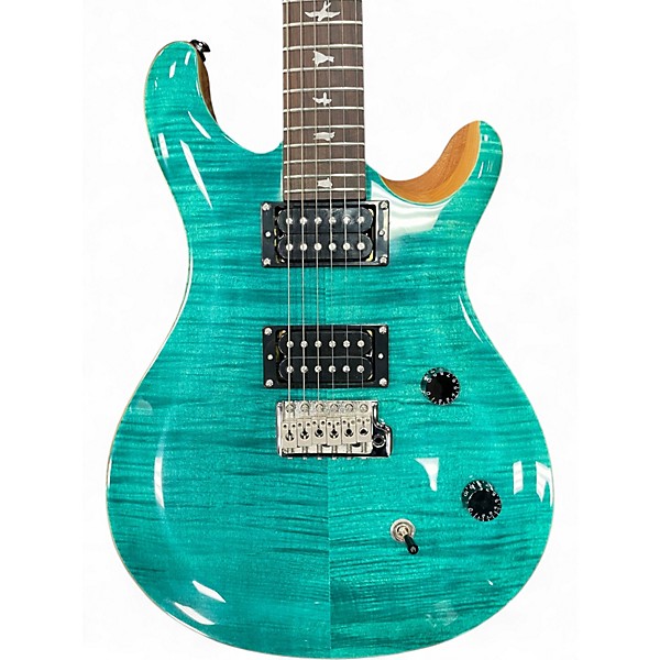 Used PRS SE Custom 24 Emerald Green Solid Body Electric Guitar