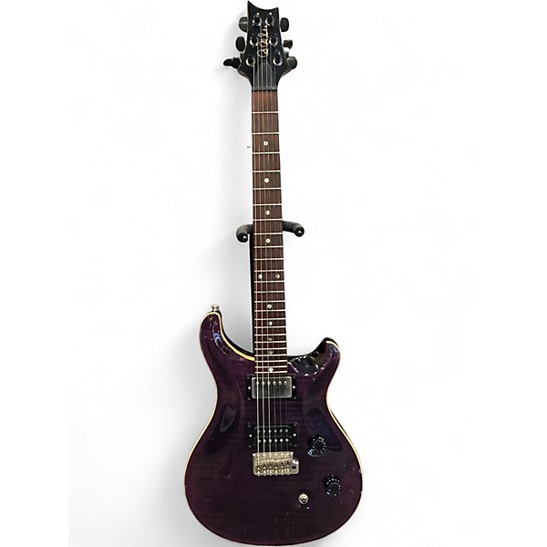 Used PRS CE24 Trans Purple Solid Body Electric Guitar