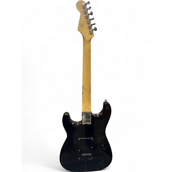 Used 2024 Squier Squier Sonic Stratocaster HSS BLACK Solid Body Electric Guitar