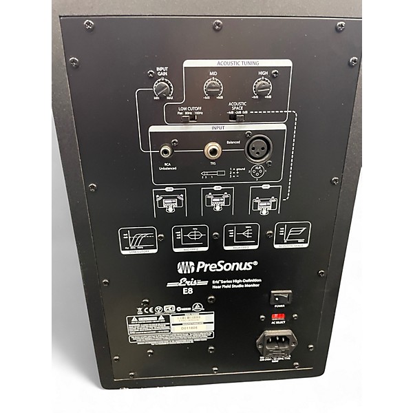Used PreSonus Eris e8 Pair  Powered Monitor