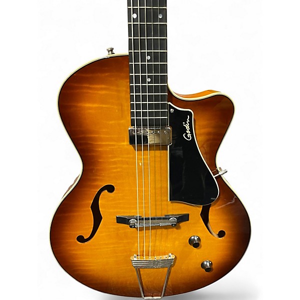 Used Godin 5th Avenue Jazz  Sunburst Hollow Body Electric Guitar
