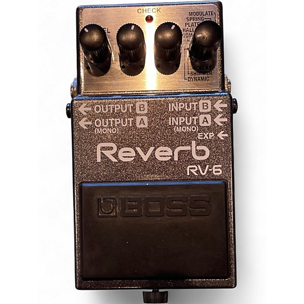 Used BOSS RV6 Digital Reverb Effect Pedal