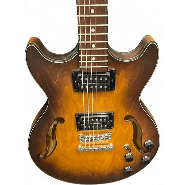 Used Ibanez AM73B Archtop Natural Hollow Body Electric Guitar