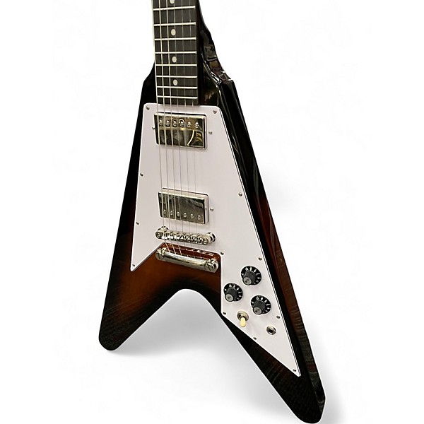 Used Epiphone Flying V '70s Tobacco Sunburst Solid Body Electric Guitar