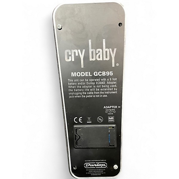 Used Dunlop Original Cry Baby Wah Effect Pedal