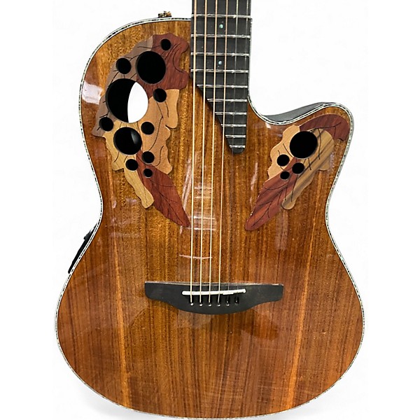 Used Ovation CELEBRITY CE44P KOA Natural Acoustic Electric Guitar