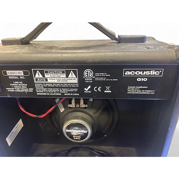 Used Acoustic G10 10W 1X8 Guitar Combo Amp