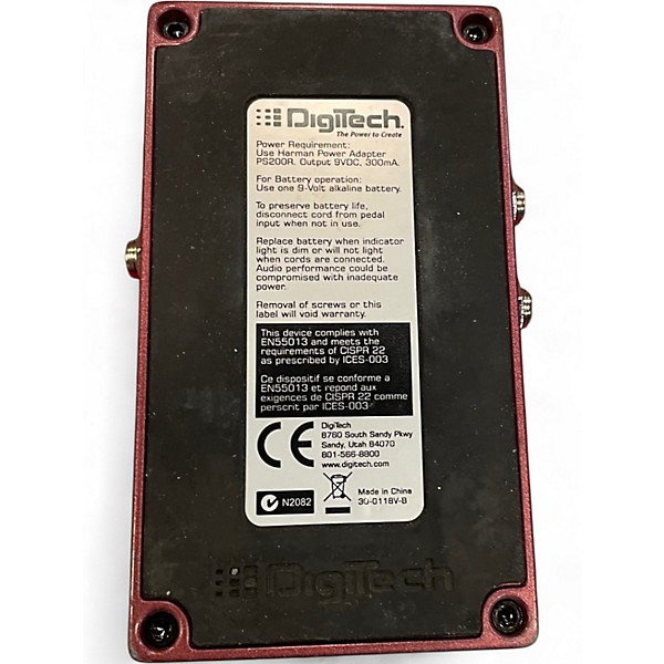 Used Digitech BASS DRIVER X SERIES Bass Effect Pedal