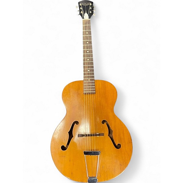 Used Harmony patrician Antique Natural Acoustic Guitar
