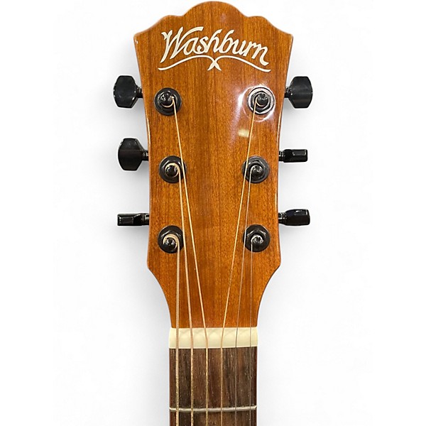 Used Washburn bts9vcech-d Charcoal Acoustic Guitar
