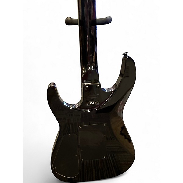 Used Jackson JS34Q Dinky SILVER BURST Solid Body Electric Guitar