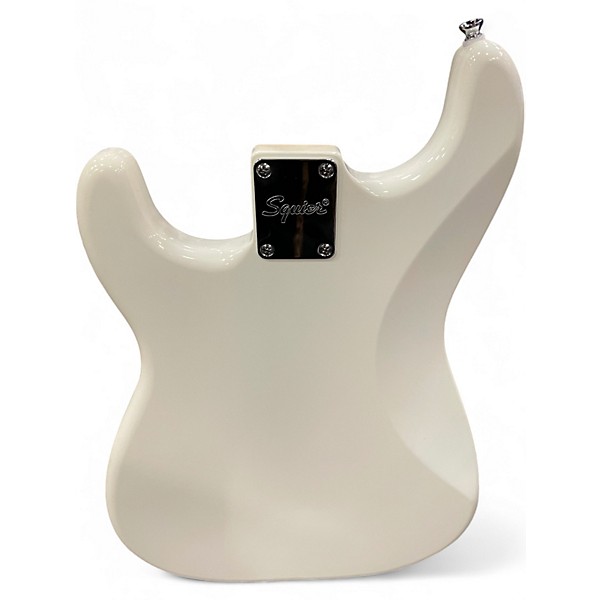 Used Squier SONIC STRATOCASTER SSS White Solid Body Electric Guitar
