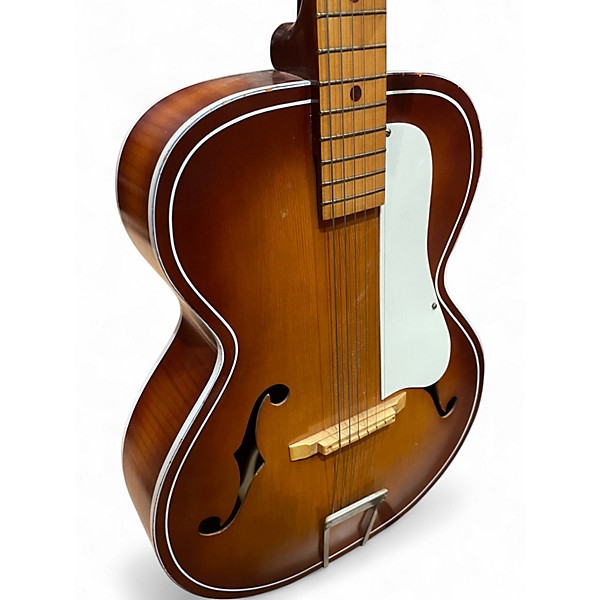 Used Kay L2858 2 Color Sunburst Acoustic Electric Guitar