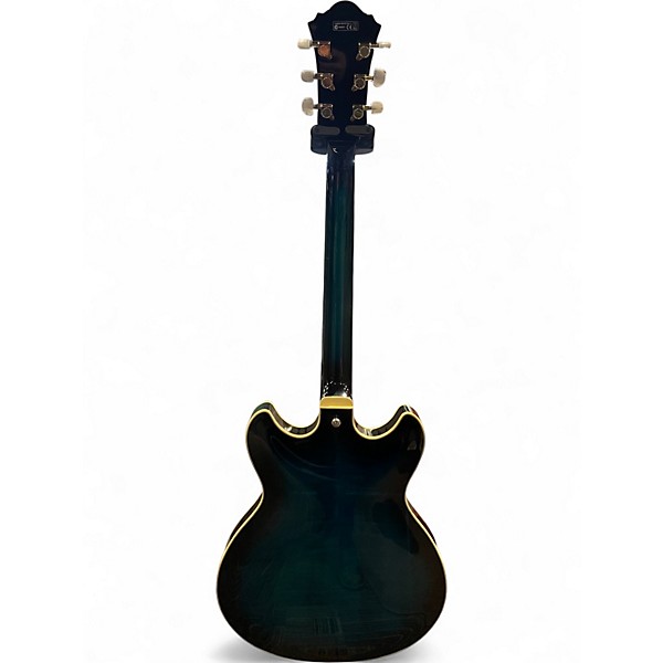 Used Ibanez AS93 Artcore trans emerald Hollow Body Electric Guitar